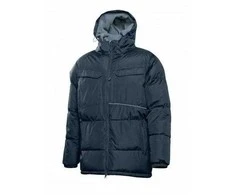 Blue Mėlyna LEON insulated jacket with hood navy mėlynas L (52)