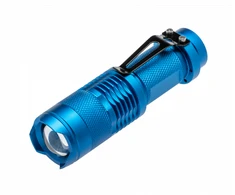 Hogert Aliuminio kišeninis žibintuvėlis, 1 * AAA / 1 * 14500 3.7v (be baterijos), 5W, 250lm, IP20