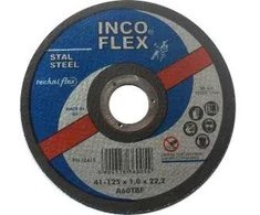 Inco Flex INCOFLEX METALO PJOVIMO DISKAS 125 x 2,5 x 22,2 mm