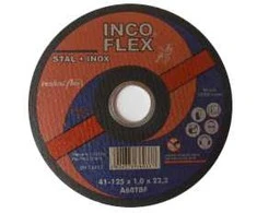 Inco Flex INCOFLEX PJOVIMO DISKAS PLIENAS + NERŪDŽIASIS PLIENAS (INOX) 125 x 1,0 x 22,2 mm