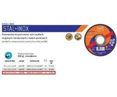 Inco Flex METALINIS PJOVIMO DISKAS INCOFLEX 230*1,9 PLIENAS+INOX