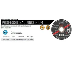 Inco Flex INCOFLEX DISKAS METALUI 400 x 4,0 x 32 mm PROFESIONALUS CIRKONIS DIDŽIAUSIAI ALPOZUOTAM PLIENUI/KETUI/PLIENUI