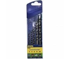 Grąžtas Stanley Irwin Grąžtų rinkinys MŪRAS 4,5,6,8,10 mm