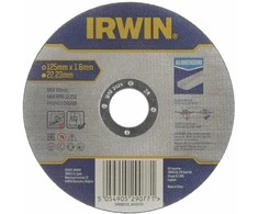 IRWIN PJOVIMO DISKAS ALIUMINIUI PLOKŠČIAS 125mm x 1,6mm x 22,23mm