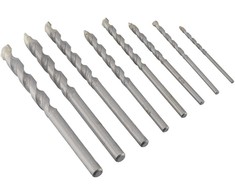 Grąžtas Gręžtuvas Irwin IRWIN CONCRETE DRILL, rinkinys 8, 3, 4, 5, 6, 7, 8, 9 ir 10 mm dėkle