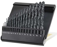 Irwin grąžtas IRWIN DRILL METAL HSS-R DIN338 rinkinys, 19 vnt. 1-1,5-2-2,5-3-3,5-4-4,5-5-5,5-6-6,5-7-7,5-8-8,5-9-9,5-1