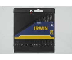 Irwin grąžtas IRWIN DRILL METAL HSS-R DIN338 rinkinys, 19 vnt. 1-1,5-2-2,5-3-3,5-4-4,5-5-5,5-6-6,5-7-7,5-8-8,5-9-9,5-1