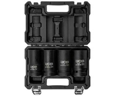 Smūginių galvučių komplektas JCB 8041-5MPB; 1''; 27-36 mm; 4 vnt.