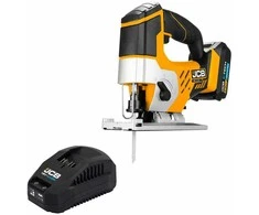 Akumuliatorinis siaurapjūklis JCB 18JS-2XB-E; 18 V; 1x2,0 Ah akum.