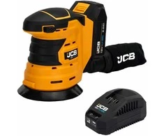 Ekscentrinis šlifuoklis JCB 18OS-2XB-E; 18 V; 1x2,0 Ah akum.