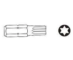 JONNESWAY KOŃCÓWKA TORX T25 x 75mm 6-kąt.10mm