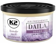 K2 DALIA ODŚWIEŻACZ POWIETRZA DESIRE, LAWENDA, DRZEWO SANDAŁOWE, 68g