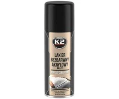 Skaidrus purškiamas akrilinis lakas K2 GLOSS 400ML (Blizgus)