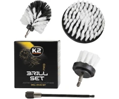 K2 Rinkinys SZCZOTEK NA WKRĘTARKĘ BRILL SET PRO 3 vnt.