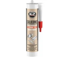 Sandarinimo silikonas raudonas K2, 300g