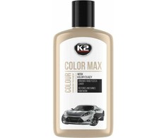 Melle K2 COLOR MAX SPALVĄ ATSTATANTIS VAŠKAS SUTEIKIA BLIZGESIO IR APSAUGO Baltas 250ML