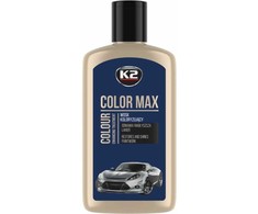 Melle K2 COLOR MAX SPALVĄ ATSTATANTIS VAŠKAS, SUTEIKIANTIS BLIZGESĮ IR APSAUGĄ, TAMSIAI MĖLYNAS 250ML