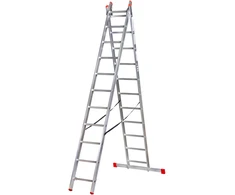 MSW KASTOM kopėčios aliumininės 2x 8 STOPNI 150KG VHR