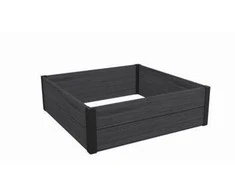 Obrzeże Keter klevo sodo apvadas, plastikinis, pilkas, matmenys 106x106x32, atsparus oro sąlygoms, 249298