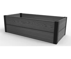 Obrzeże Keter klevo sodo apvadas, plastikinis, pilkas, matmenys 106x50x32, atsparus oro sąlygoms, 249296
