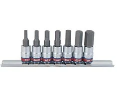 KING TONY KLUCZE IMBUSOWE 1/4" 7szt. 2035 H1/8" - H3/8" .