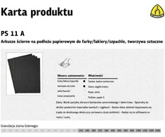 KLINGSPOR VANDENIUI ATSPARUS ŠVITRINIS POPIERIUS P 360 PS11A/50vnt.
