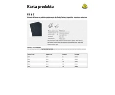 Šlifavimo lapelis KLINGSPOR PS 8C 230x280mm 60