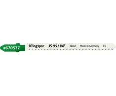 KLINGSPOR JIGSPOR PLAYPE 100x8x1,45mm JS 951 WF /5vnt.