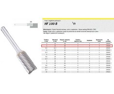Klingspor HF 100 C karbido pjaustytuvas 3 x 38 mm (295483)