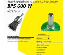 KLINGSPOR ŠEPETYS-TEPTUKAS 30mm BPS600W BANGUOTA VIELA