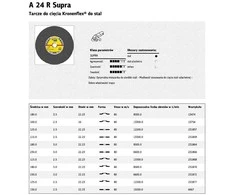 KLINGSPOR METALO PJOVIMO DISKAI 230 mm x 3,0 mm x 22,2 mm A24R Supra