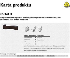 KLINGSPOR BEGALINĖS JUOSTOS 50* 800 gr.120 CS341X /1vnt.