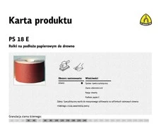 Kruger &amp; Matz KLINGSPOR PAPIER ROLKA 150mm 100 PS18E (50mb)