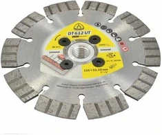 KLINGSPOR TARCZA DIAMENTOWA SEGMENTOWA 125mm x 2,4mm x 22,2mm DT612UT Z ODSADZENIEM/DO PODCINANIA