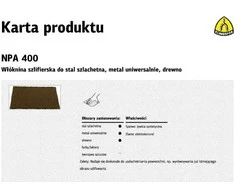KLINGSPOR NEAUSTINIO PLUOŠTO LAKŠTAS 152x229mm MEDIUM