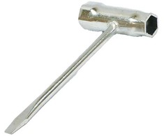 SILVER KLUCZ DO ŚWIEC 14x19mm Sidabrinis