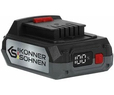 Konner &amp; Sohnen Akumuliatorius 20V,  2Ah, LCD, KS 20V2-1
