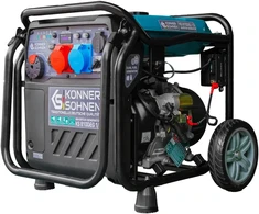 Inverterinis generatorius Könner &amp; Söhnen KS 8100iEG 1/3, 8,5 kW, benzinas / LPG, 230/400 V, 20 l, dviejų kuro rūšių