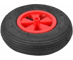 Koło AWTOOLS RATŲ PNEU.3.50/PLASTIKINĖ/2PR/RAUDONA