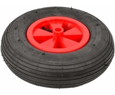 Koło AWTOOLS RATŲ PNEU.3.50/PLASTIKINĖ/2PR/RAUDONA