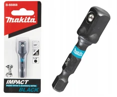 Grąžtas Makita Adapteris 1/4"-3/8" x 50MM smūginiams suktuvams IMPACT Juodas B-66868