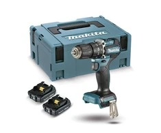 MAKITA akumuliatorinis smūginis suktuvas gręžtuvas DHP487RAJ 18V 40/25Nm 2x2,0Ah