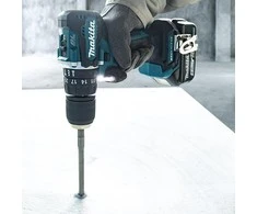 MAKITA akumuliatorinis smūginis suktuvas gręžtuvas DHP487RAJ 18V 40/25Nm 2x2,0Ah