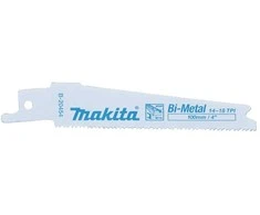 Makita Tiesinio pjūklo pjūkleliai BiM 100x0,9mm (14-18tpi), 5Vnt., plonam metalui 3.0-8.0mm, medžiui 10.0-50.0mm B-20454