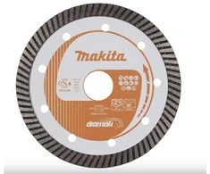 MAKITA DEIMANTINIS DISKAS 125×22,23mm TURBO (SAUSAM PJOVIMUI) BETONUI, PLYTOMS, MARMURUI