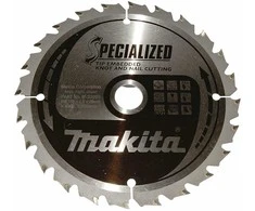 MAKITA DISKINIS PJŪKLAS 165x20x24z SPECIALIZED MEDIENAI (SU VINIMIS IR ŠAKOMIS)