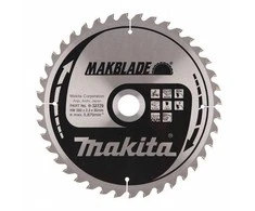 Makita T.C.T. pjūklas MAKBLADE 260X2.3X30mm 5° T40 B-32770 T.C.T • 260 x30 mm • T40 • 5° • Medienai