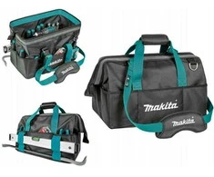 Makita Sutvirtintas, įrankių krepšys su rėminiu, praplatintu atvėrimu. E-15431