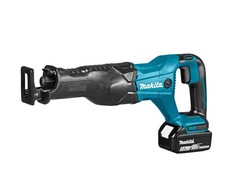 Akumuliatorinis tiesinis pjūklas Makita DJR186RTE; 18 V; 2x5,0 Ah akum.