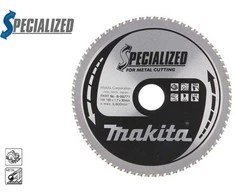 Makita T.C.T. pjūklas SPECIALIZED 185X1.7X30mm -10° T70 B-33445 T.C.T • 185 x30 mm • T70 • -10° • Metalui